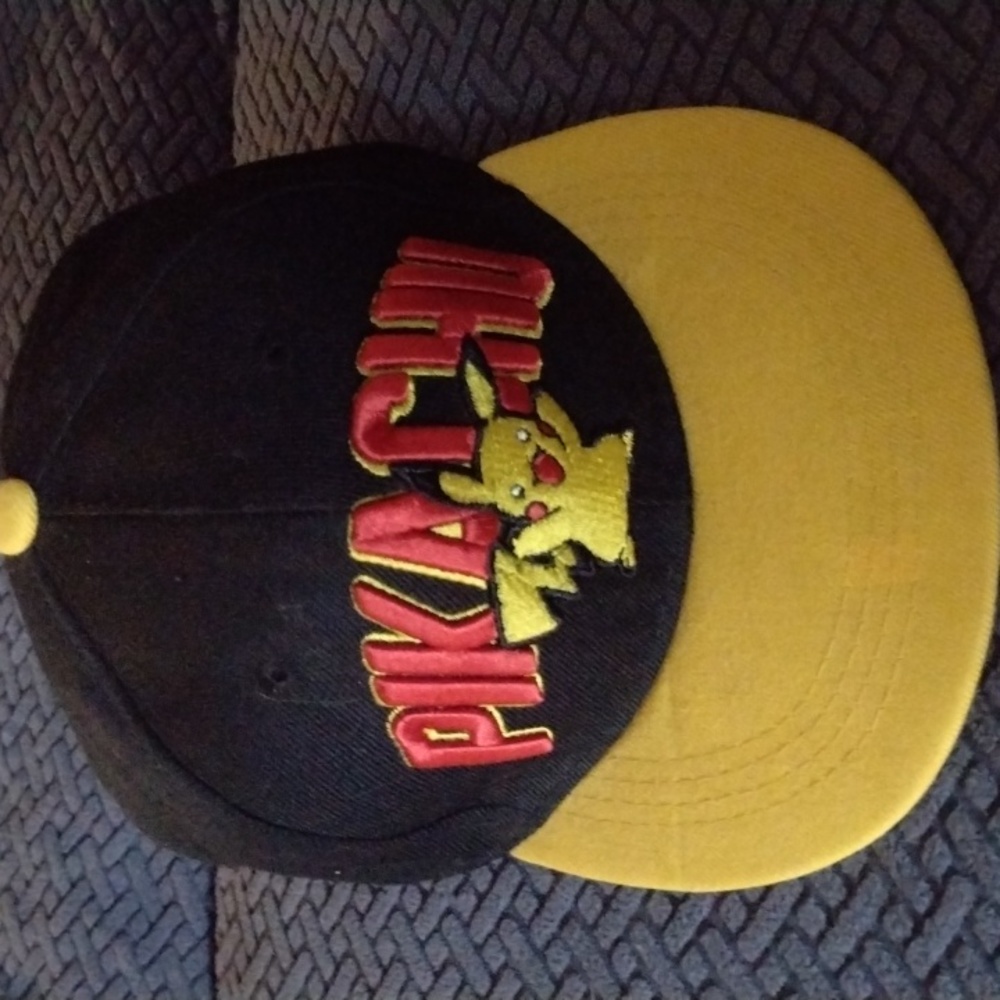 Pokemon Pikachu baseball cap. Adjustable Clean Excellent condition